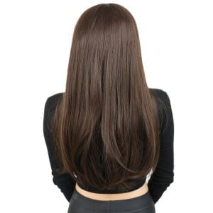 Fiber Sentetik Uzun Düz Peruk - Açık Kahve 9 Fiber Sentetik Uzun Düz Peruk - Açık Kahve