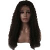 Gerçek Front Lace Tül Peruk - Afro Dalgası - Siyah 80-85Cm