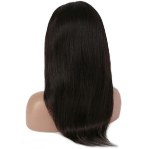 Gerçek Front Lace Tül Peruk - Düz - Siyah 45-50Cm 10 Gerçek Front Lace Tül Peruk - Düz - Siyah 45-50Cm