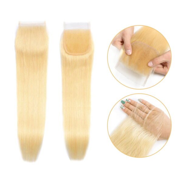 Peruk Tepesi Platin Renk (Closure) 14Inch