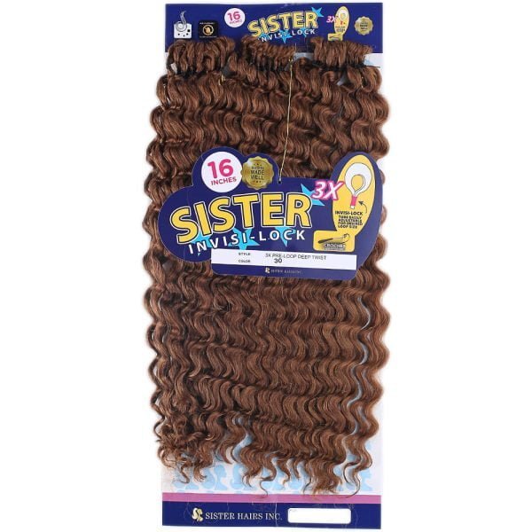 Sister Afro Dalgası Saç - Bakır 30
