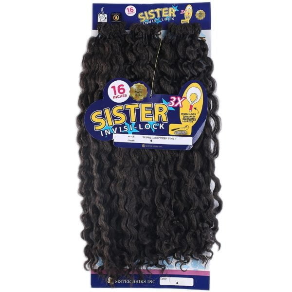 Sister Afro Dalgası Saç-Kahverengi 4