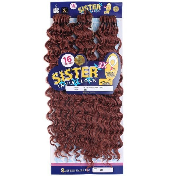 Sister Afro Dalgası Saç - Kızıl Bakır 350