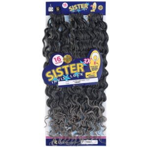 Sister Afro Dalgası Saç - Siyah Gri Ombreli T1B/Grey