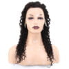 Afro Dalga Front Lace Gerçek Tül Peruk - Doğal - 60-65Cm