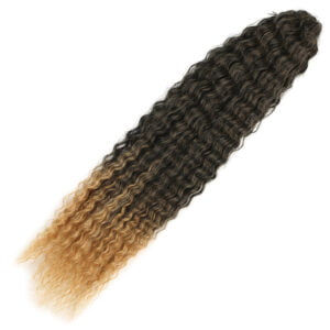 Brazilian Afro Dalgası Saç - Siyah / Karamel Ombreli