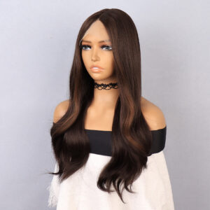 Kumral Dalgalı Işıltılı Tül Peruk 10 Kumral Dalgalı Işıltılı Tül Peruk