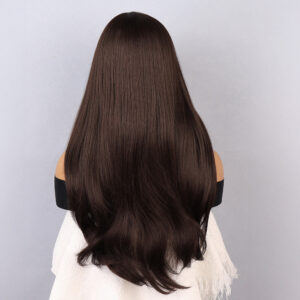 Kumral Dalgalı Işıltılı Tül Peruk 12 Kumral Dalgalı Işıltılı Tül Peruk