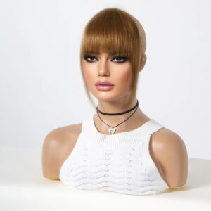 Yoğun Gerçek Saç Perçem - Kumral 8 Yoğun Gerçek Saç Perçem - Kumral