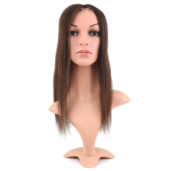 Ön Kısmı Ekstra Tül Koyu Kestane Baby Taban Tepelik - 13X14Cm