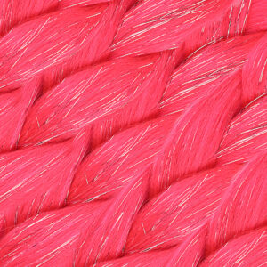 Simli Koyu Pembe Örgülük Saç 100 Gr. 6 Simli Koyu Pembe Örgülük Saç 100 Gr.