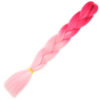 Simli Koyu Pembe / Pembe / Şeker Pembesi Ombreli Örgülük Saç 100 Gr. 2 Simli Koyu Pembe / Pembe / Şeker Pembesi Ombreli Örgülük Saç 100 Gr.