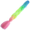 Afrika Örgülük Ombreli Sentetik Saç 100 Gr. - Açık Mavi / Neon Sarı / Pembe 1 Afrika Örgülük Ombreli Sentetik Saç 100 Gr. - Açık Mavi / Neon Sarı / Pembe