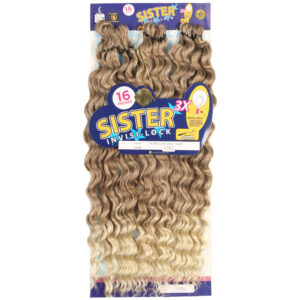 Nice Bulk Afro Su Dalgası Saç - Küllü Kumral / Platin Ombreli 6 Nice Bulk Afro Su Dalgası Saç - Küllü Kumral / Platin Ombreli