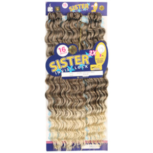 Nice Bulk Afro Su Dalgası Saç - Küllü Kahve / Platin Ombreli 6 Nice Bulk Afro Su Dalgası Saç - Küllü Kahve / Platin Ombreli