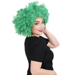Animasyon Parti Ve Palyaço Peruğu - Koyu Yeşil 9 Animasyon Parti Ve Palyaço Peruğu - Koyu Yeşil