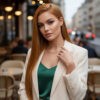 Gerçek Front Lace Tül Peruk - Düz - Bakır 70-75Cm 1 Gerçek Front Lace Tül Peruk - Düz - Bakır 70-75Cm