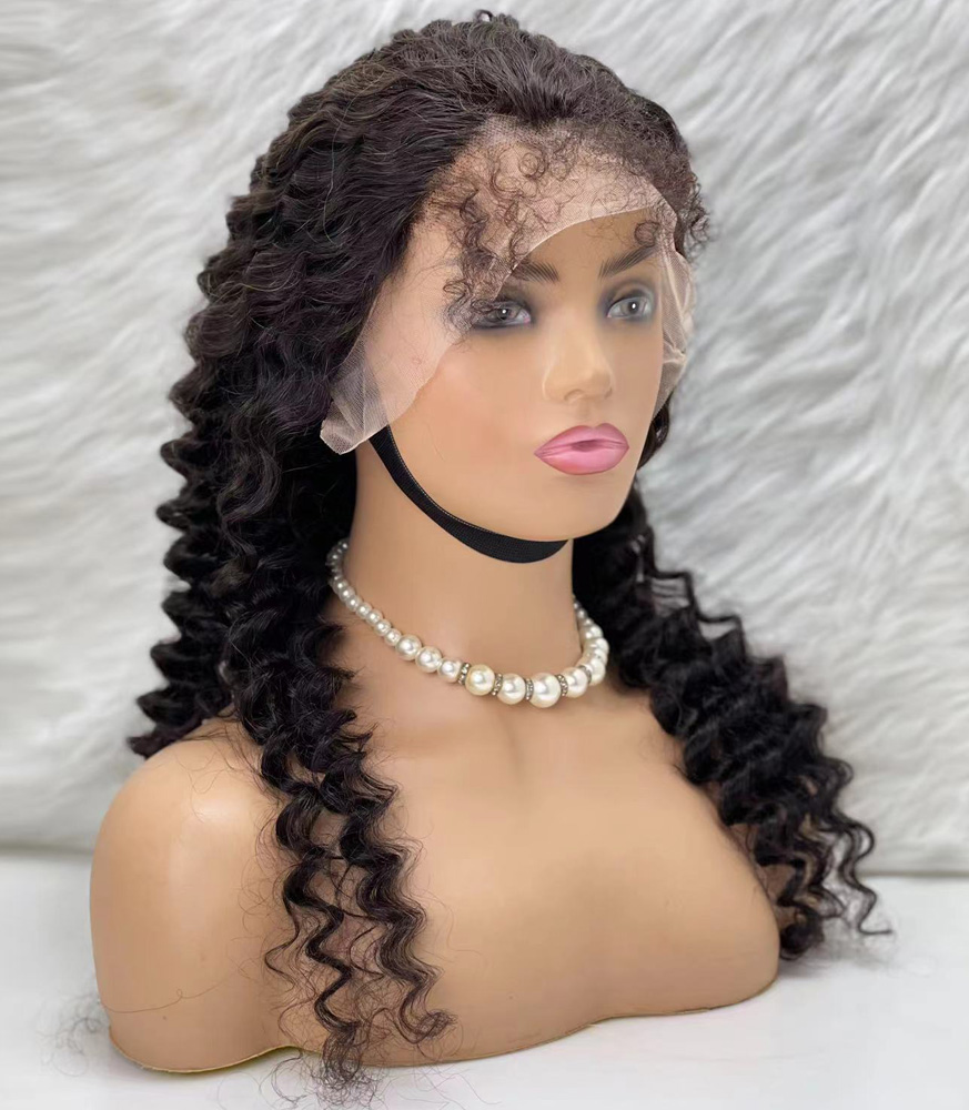 Gerçek Front Lace Tül Peruk - Derin Dalgalı - Doğal 60-65Cm 5 Gerçek Front Lace Tül Peruk - Derin Dalgalı - Doğal 60-65Cm - Görsel 3