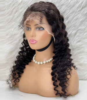 Gerçek Front Lace Tül Peruk - Derin Dalgalı - Doğal 60-65Cm 11 Gerçek Front Lace Tül Peruk - Derin Dalgalı - Doğal 60-65Cm