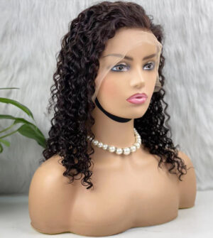 Gerçek Front Lace Tül Peruk - Afro Dalga - Doğal 50-55Cm 9 Gerçek Front Lace Tül Peruk - Afro Dalga - Doğal 50-55Cm