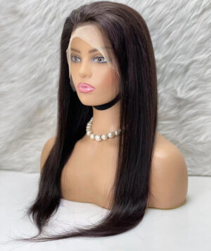 Gerçek Front Lace Tül Peruk - Düz - Doğal 65-70Cm 8 Gerçek Front Lace Tül Peruk - Düz - Doğal 65-70Cm