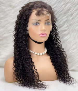 Gerçek Front Lace Tül Peruk - Su Dalgası - Doğal 70-75Cm 8 Gerçek Front Lace Tül Peruk - Su Dalgası - Doğal 70-75Cm