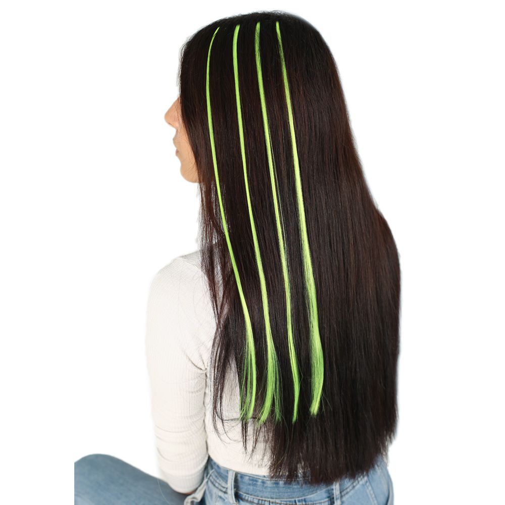 Fiber Sentetik Boncuk Kaynaklık Renkli Saç - Neon Sarı - 100 Adet 4 Fiber Sentetik Boncuk Kaynaklık Renkli Saç - Neon Sarı - 100 Adet - Görsel 2