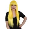 Uzun Kahküllü Fiber Sentetik Peruk - Sarı 1 Uzun Kahküllü Fiber Sentetik Peruk - Sarı