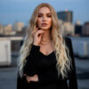 Fiber Sentetik Uzun Su Dalgası Peruk - Balköpüğü / Platin Kısa Ombreli 2 Fiber Sentetik Uzun Su Dalgası Peruk - Balköpüğü / Platin Kısa Ombreli