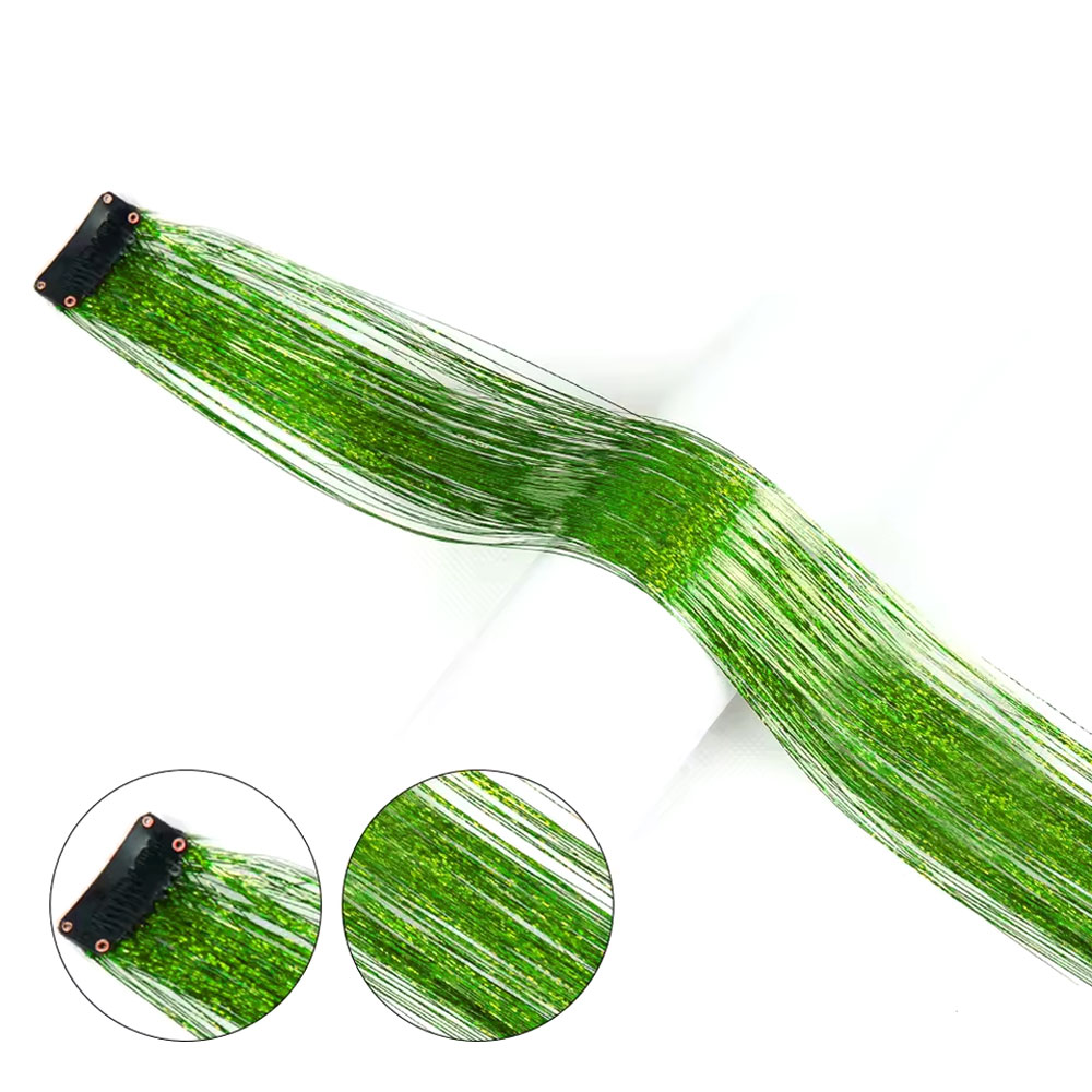 Klipsli Hair Tinsel Saç Simi - Htk04 3 Klipsli Hair Tinsel Saç Simi - Htk04