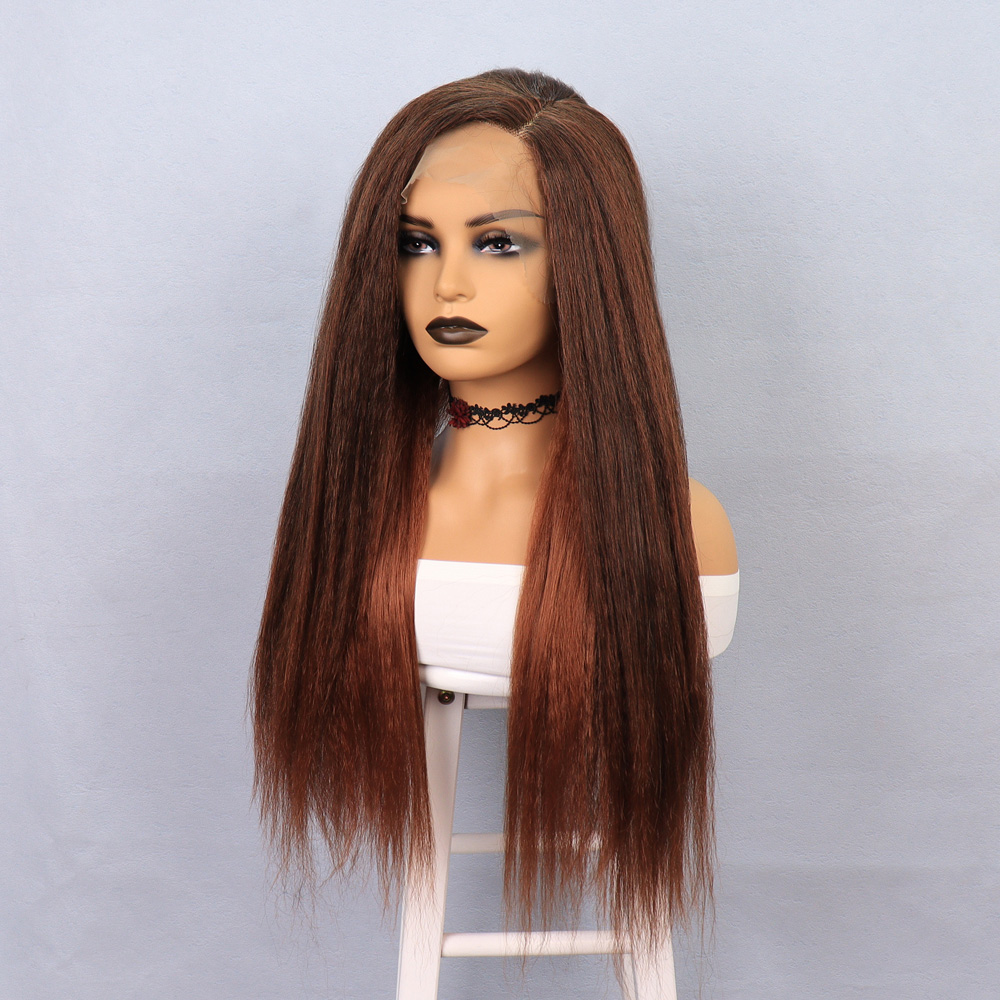 Kızıl Kahve Yaki Afro Peruk 5 Kızıl Kahve Yaki Afro Peruk - Görsel 3