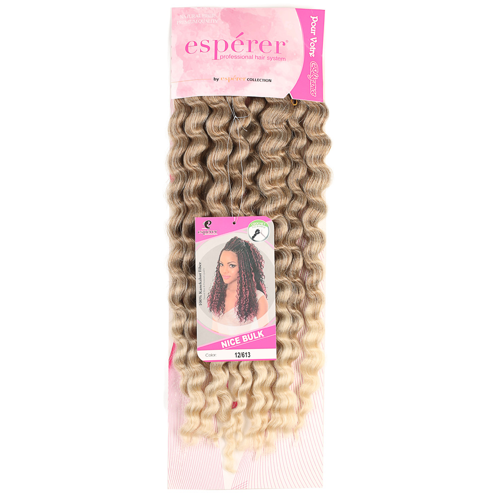 Nice Bulk Afro Su Dalgası Saç - Küllü Kumral / Platin Ombreli 4 Nice Bulk Afro Su Dalgası Saç - Küllü Kumral / Platin Ombreli - Görsel 2