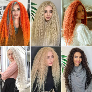 Nice Bulk Afro Su Dalgası Saç - Kahverengi 7 Nice Bulk Afro Su Dalgası Saç - Kahverengi