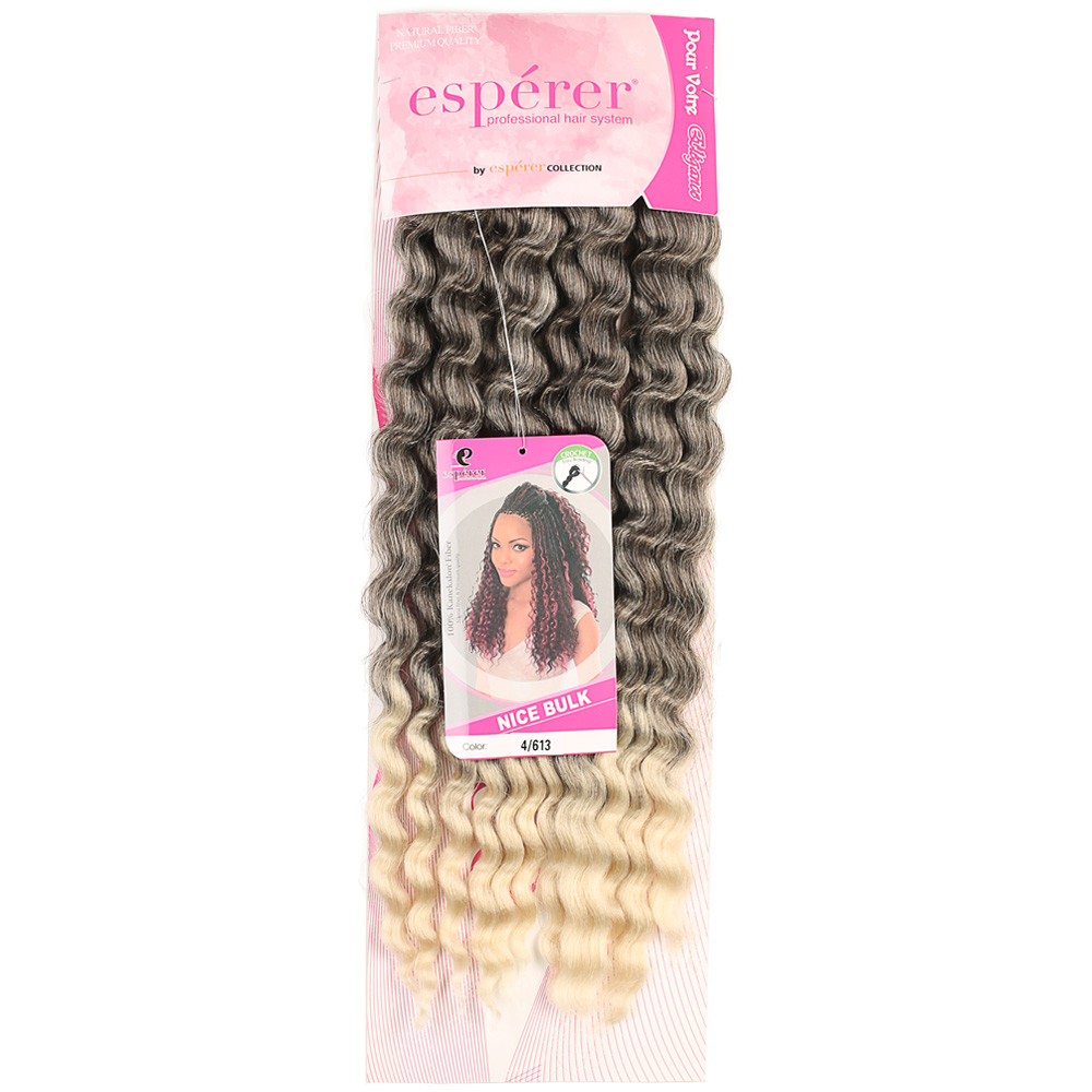 Nice Bulk Afro Su Dalgası Saç - Kahve / Platin Ombreli 4 Nice Bulk Afro Su Dalgası Saç - Kahve / Platin Ombreli - Görsel 2