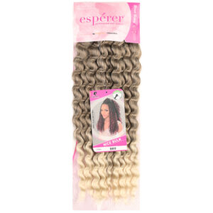 Nice Bulk Afro Su Dalgası Saç - Küllü Kahve / Platin Ombreli 6 Nice Bulk Afro Su Dalgası Saç - Küllü Kahve / Platin Ombreli