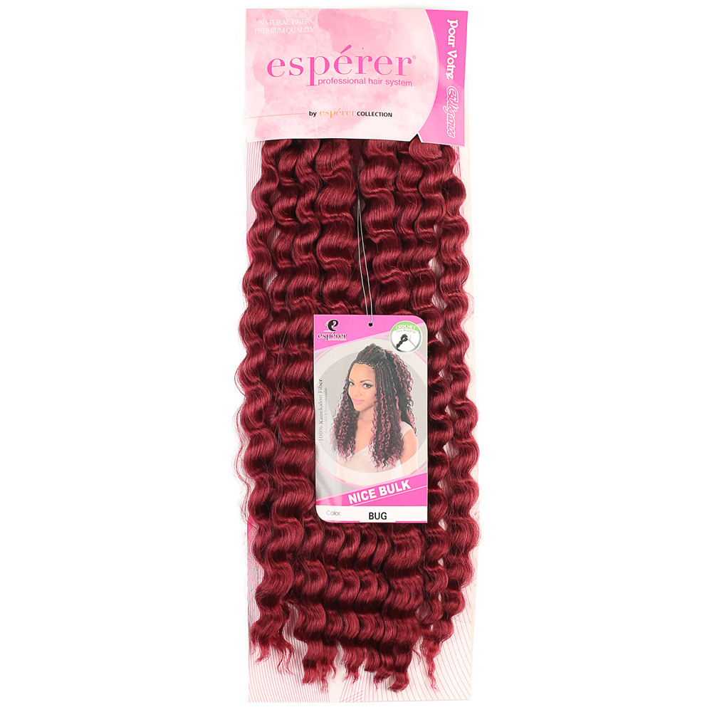 Nice Bulk Afro Su Dalgası Saç - Kızıl 4 Nice Bulk Afro Su Dalgası Saç - Kızıl - Görsel 2
