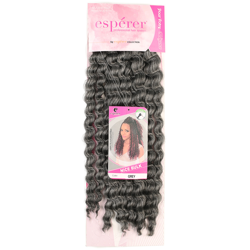 Nice Bulk Afro Su Dalgası Saç - Gri 4 Nice Bulk Afro Su Dalgası Saç - Gri - Görsel 2