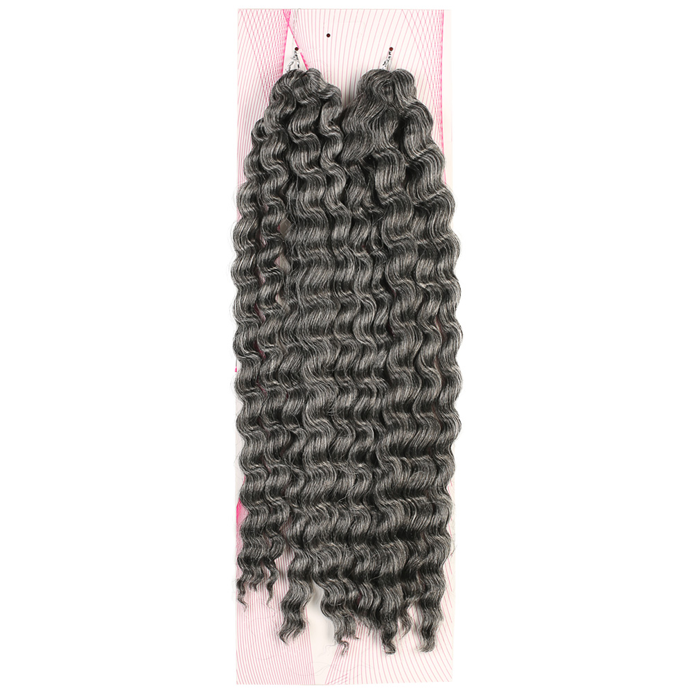 Nice Bulk Afro Su Dalgası Saç - Gri 3 Nice Bulk Afro Su Dalgası Saç - Gri
