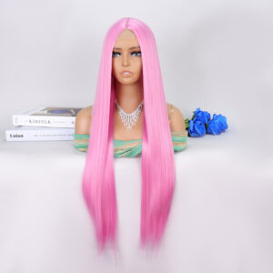 Pembe Ekstra Uzun Tül Peruk 10 Pembe Ekstra Uzun Tül Peruk