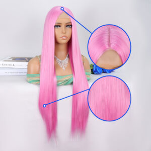 Pembe Ekstra Uzun Tül Peruk 11 Pembe Ekstra Uzun Tül Peruk