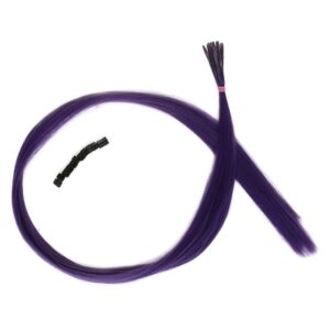 Alternative view of Renkli Sentetik Boncuk Kaynaklık Saç + Takım Aparatı - Küllü Mor- 10 Adet