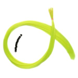Renkli Sentetik Boncuk Kaynaklık Saç + Takım Aparatı - Neon Sarı - 10 Adet 5 Renkli Sentetik Boncuk Kaynaklık Saç + Takım Aparatı - Neon Sarı - 10 Adet