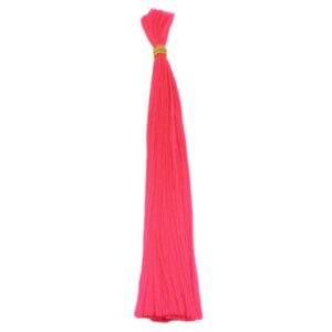 Alternative view of Neon Pembe Renkli Sentetik Boğum Saç - 1Kg