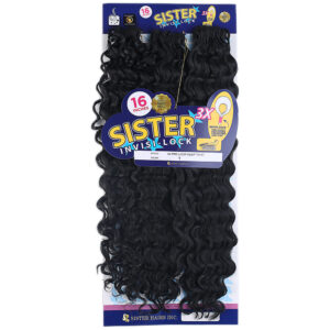 Sister Afro Dalgası Saç-Siyah 1 6 Sister Afro Dalgası Saç-Siyah 1