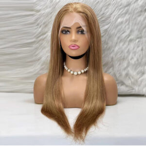 Düz Front Lace Gerçek Tül Peruk - Balköpüğü - 70-75Cm 8 Düz Front Lace Gerçek Tül Peruk - Balköpüğü - 70-75Cm