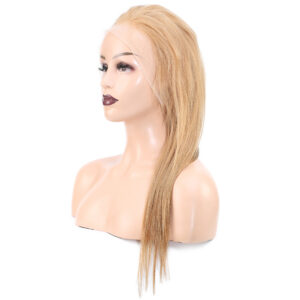 Düz Front Lace Gerçek Tül Peruk - Sıcak Karamel - 60-65Cm 10 Düz Front Lace Gerçek Tül Peruk - Sıcak Karamel - 60-65Cm
