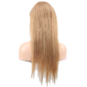 Düz Front Lace Gerçek Tül Peruk - Sıcak Karamel - 60-65Cm 11 Düz Front Lace Gerçek Tül Peruk - Sıcak Karamel - 60-65Cm