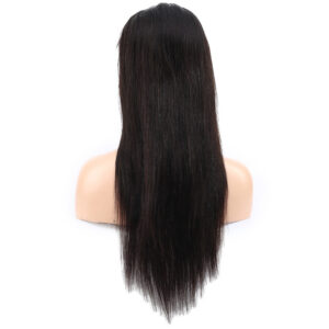 Düz Front Lace Gerçek Tül Peruk - Doğal - 60-65Cm 11 Düz Front Lace Gerçek Tül Peruk - Doğal - 60-65Cm