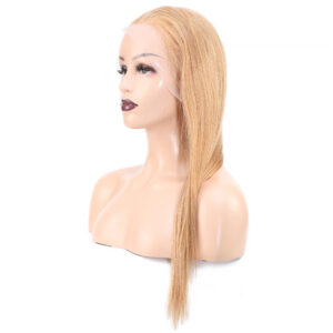 Düz Front Lace Gerçek Tül Peruk - Altın Karamel - 60-65Cm 10 Düz Front Lace Gerçek Tül Peruk - Altın Karamel - 60-65Cm