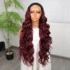 Kızıl Kahve Ekstra Uzun Fiber Sentetik Dalgalı Tül Peruk 1 Kızıl Kahve Ekstra Uzun Fiber Sentetik Dalgalı Tül Peruk